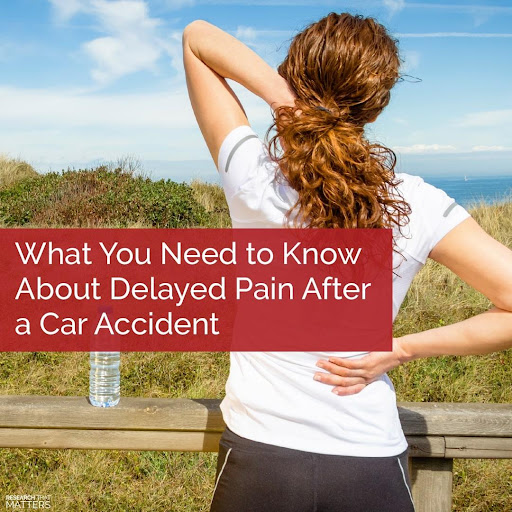 delayed pain after a car accident